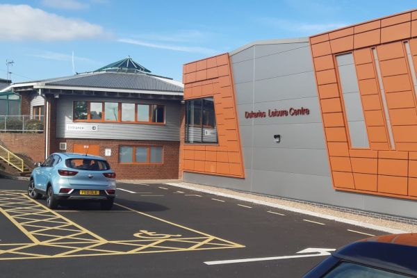 Exterior of Dukeries Leisure Centre