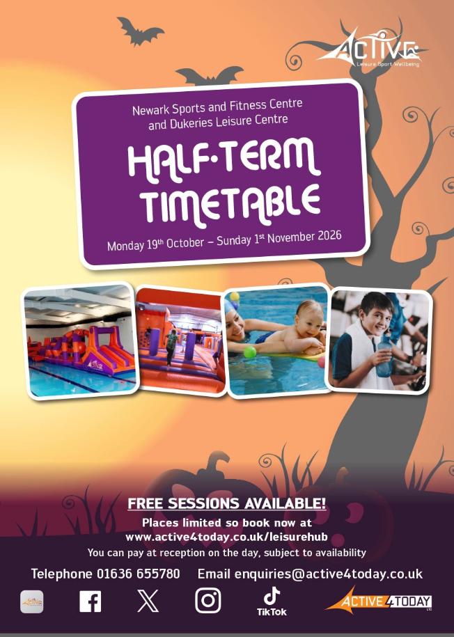 October Timetable 2026