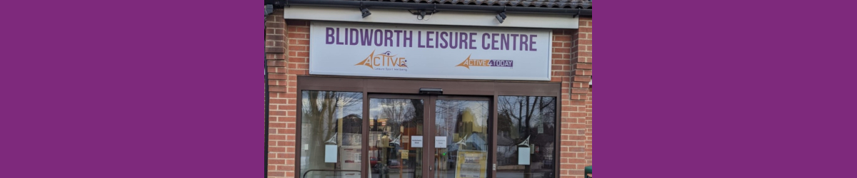 Blidworth Leisure Centre entrance