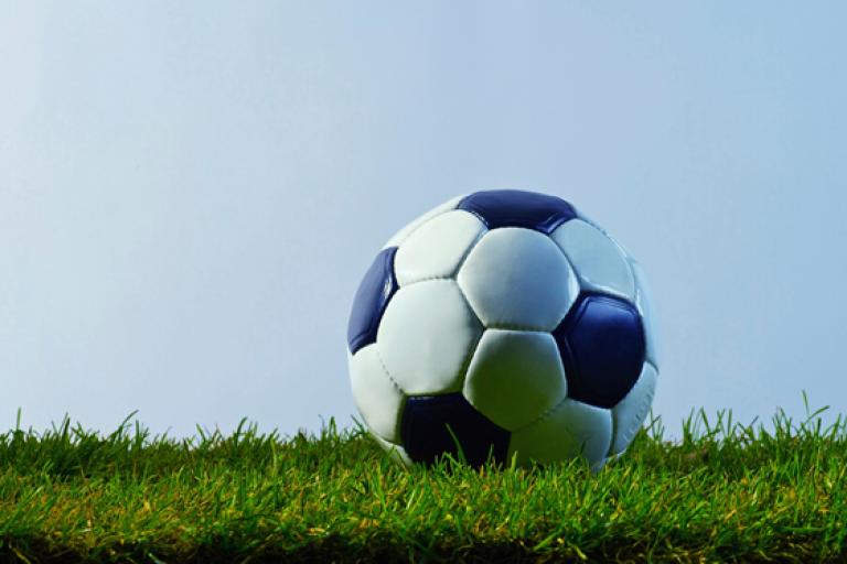 Football on grass