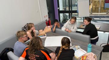 Lifeguard Course Group Discussion